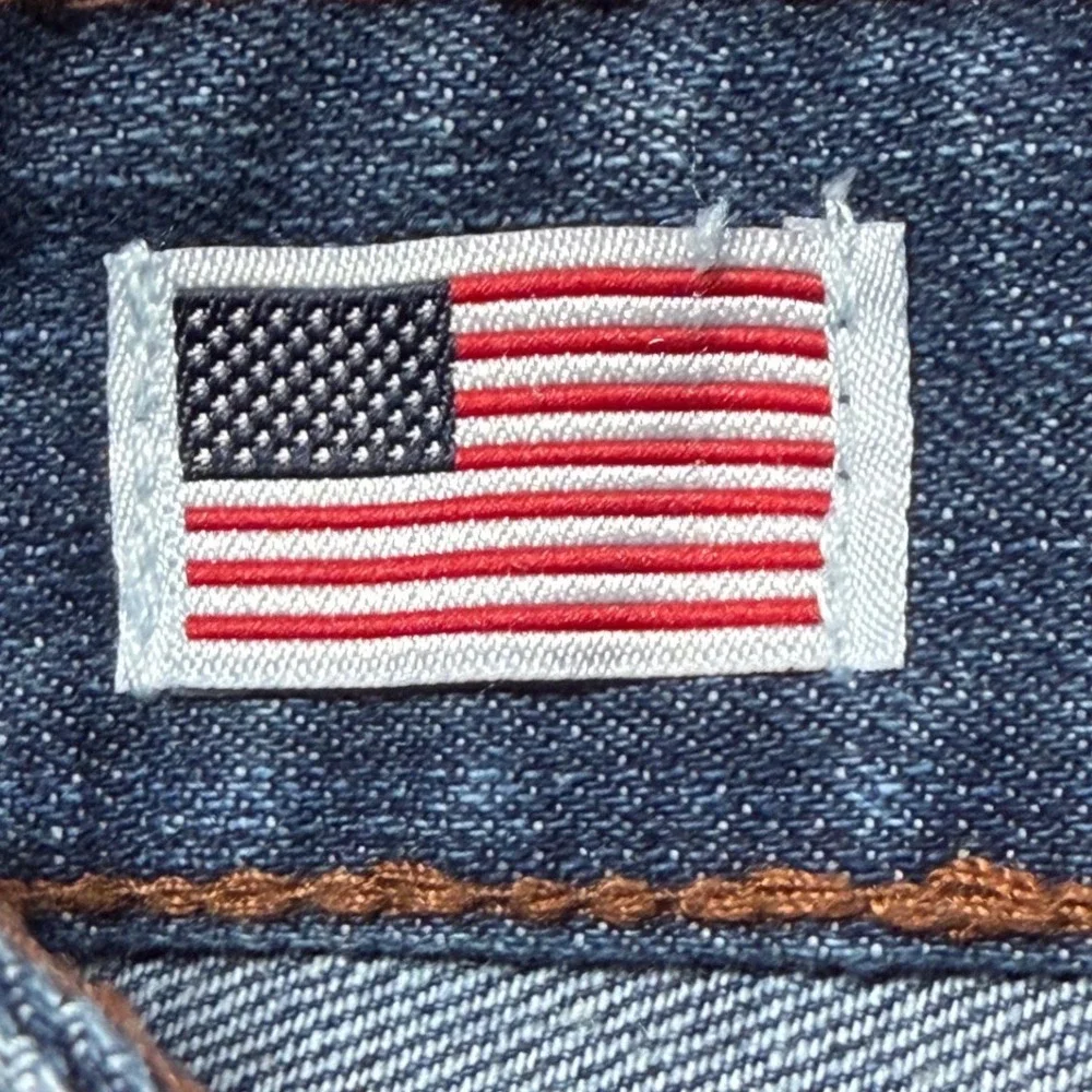 Vintage True Religion Billy Jeans‎ 36 Blue Cotton y2k Bootcut USA Made Men's